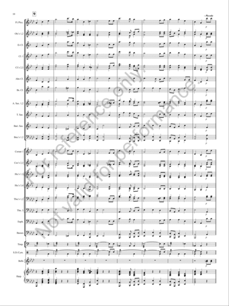 The Star Spangled Banner Concert Band scores gallery preview page 3