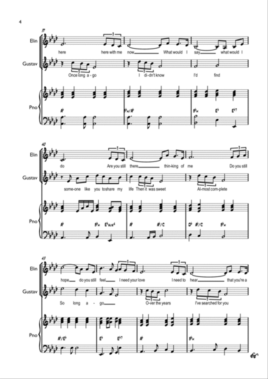 Trio (from the musical 'Berlin') Piano, Vocal, Guitar scores gallery preview page 4