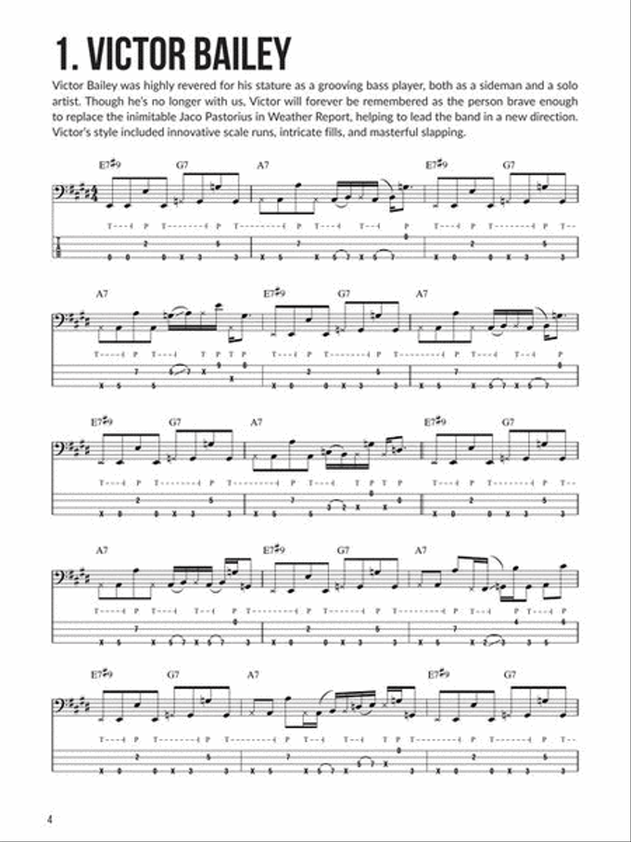 Funk/Jazz Bass Collection / Songbook scores gallery preview page 4