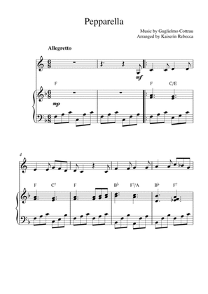 Book cover for Pepparella (horn in F solo and piano accompaniment)