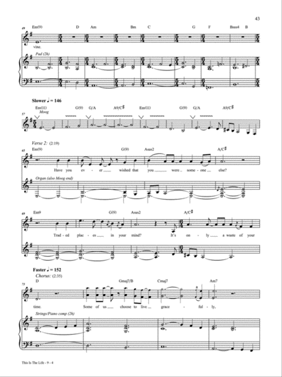 This is the Life Piano, Vocal, Guitar scores gallery preview page 4