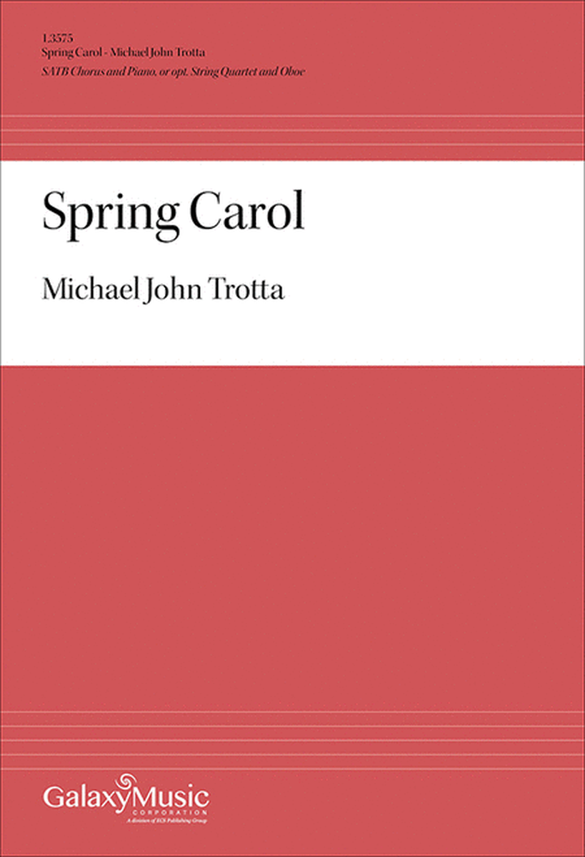 Spring Carol (Piano/Choral Score) image number null