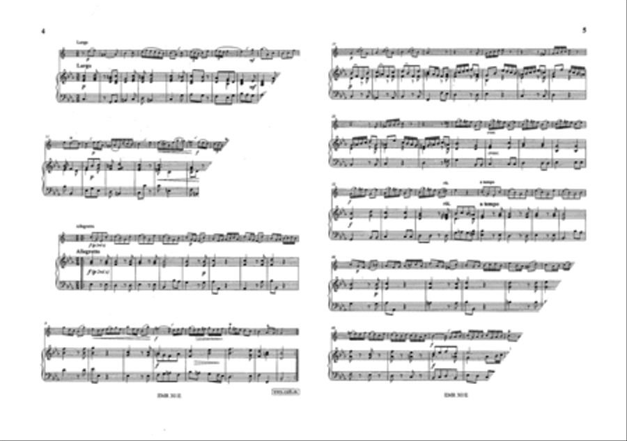 Adagio-Largo-Allegretto Alto Saxophone scores gallery preview page 3