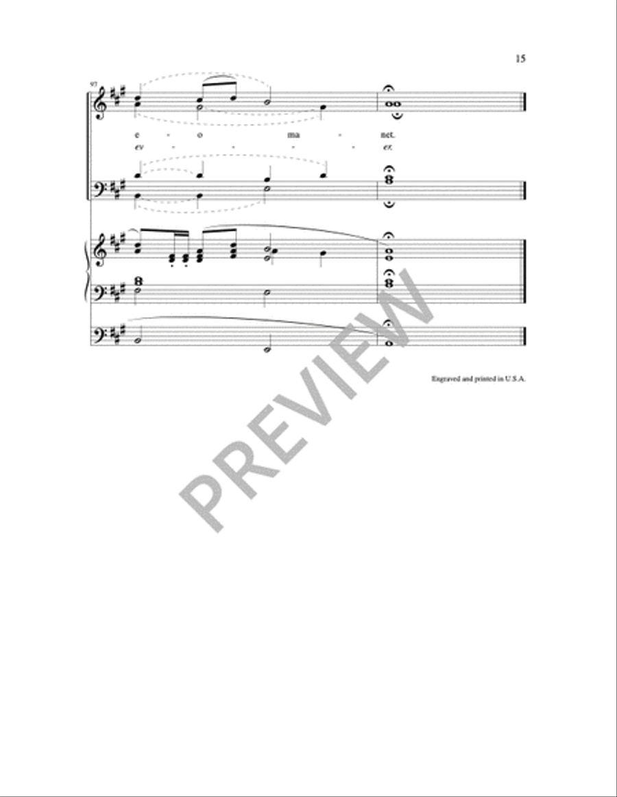 Deus Caritas Est 4-Part scores gallery preview page 3