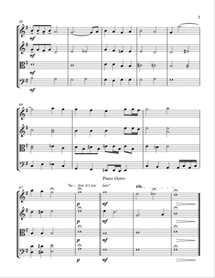 Desperado String Quartet scores gallery preview page 3