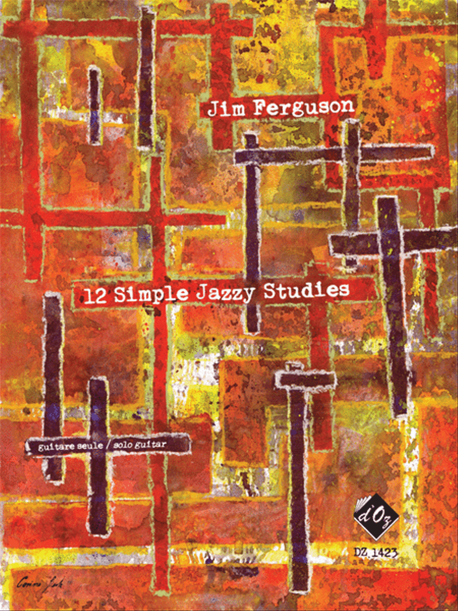 12 Simple Jazzy Studies Electric Guitar scores gallery preview page 1