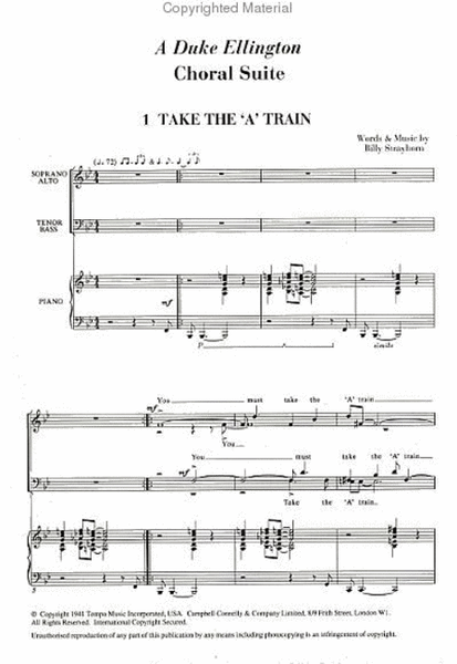 Take the “A” Train – Choral Suite