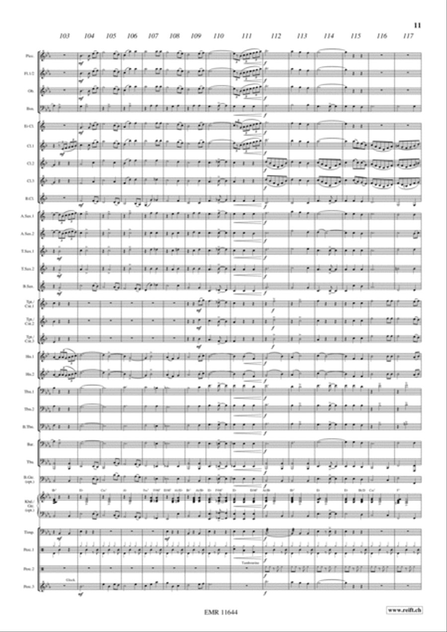 Flight To USA Flight To USA Concert Band scores gallery preview page 12