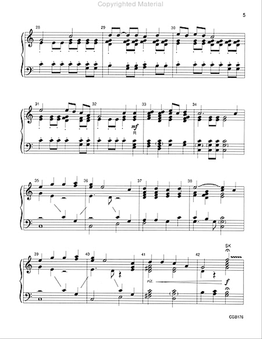 Song of the Angels Song of the Angels Handbell Choir scores gallery preview page 4