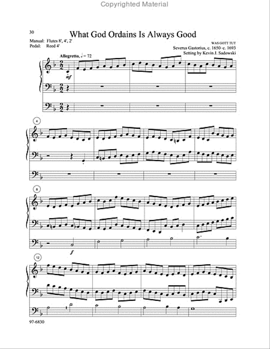 Twelve Hymn Preludes Organ scores gallery preview page 13