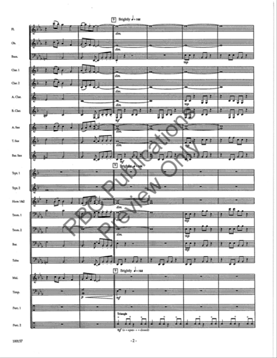 Dakota Morn (Score) Concert Band scores gallery preview page 4