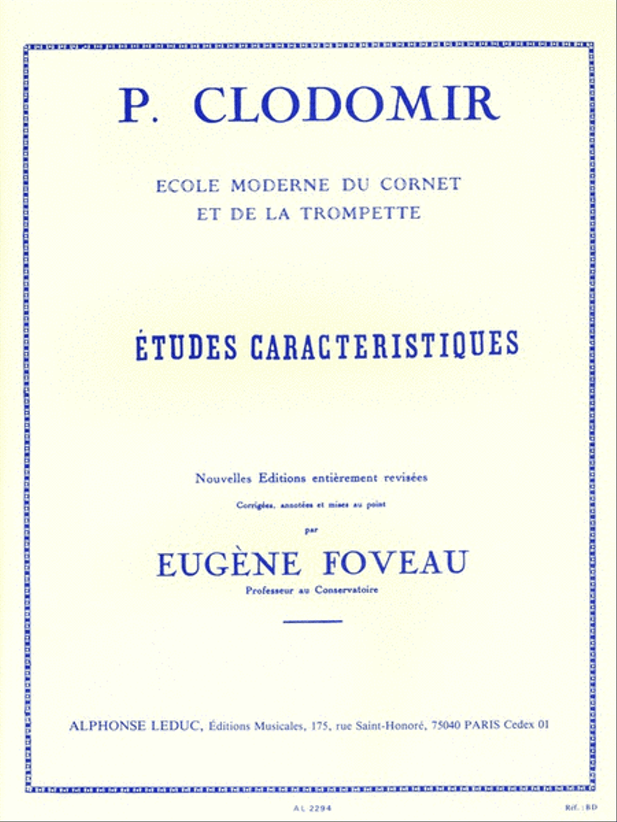 12 Etudes Caracteristiques Op.12 (trumpet Solo) Trumpet Solo scores gallery preview page 1