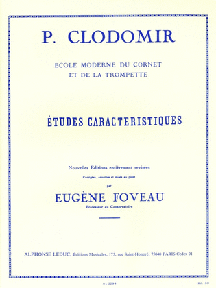 Book cover for 12 Etudes Caracteristiques Op.12 (trumpet Solo)