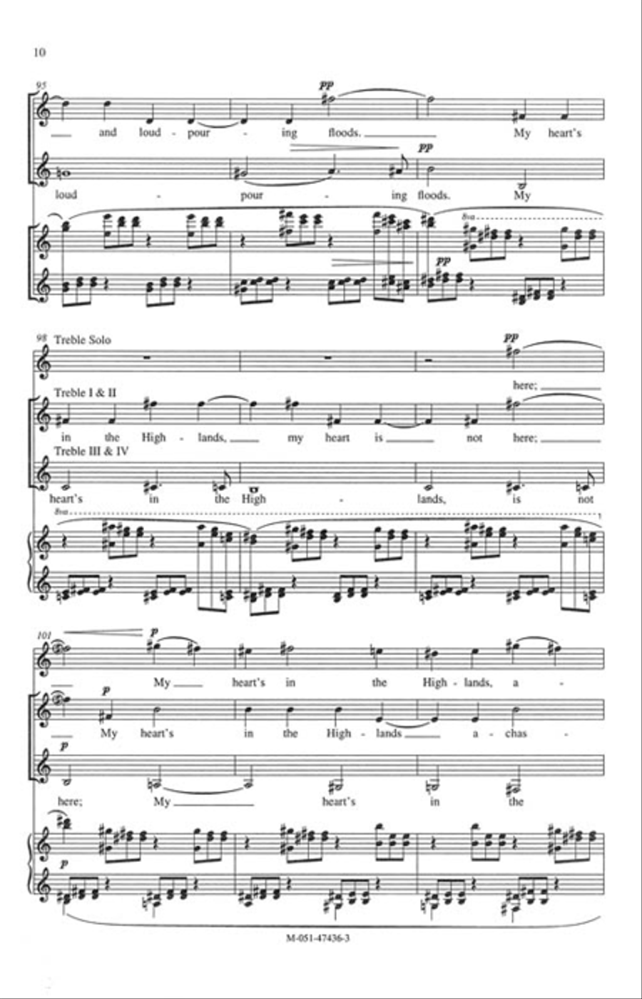Highlands, Farewell (Aria) SSAA scores gallery preview page 4