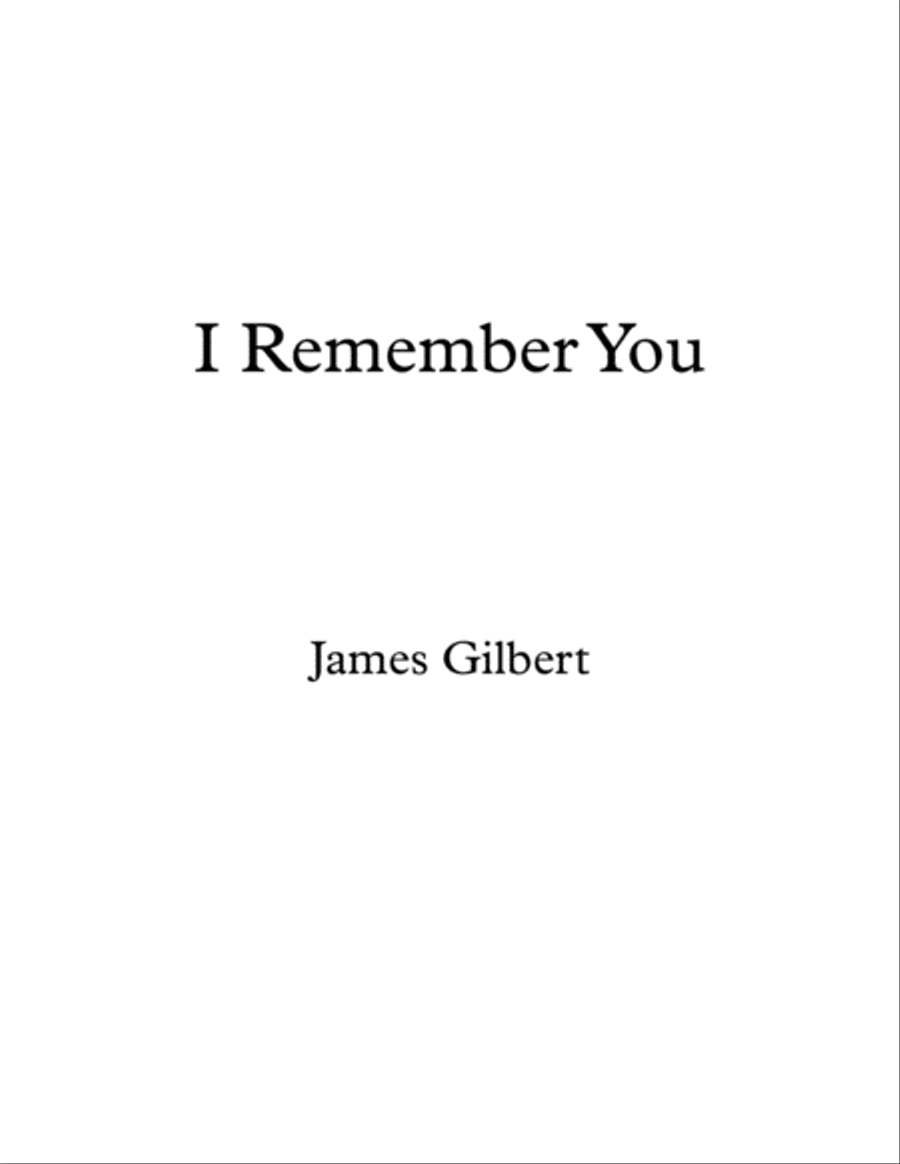 I Remember You I Remember You Brass Ensemble scores gallery preview page 2