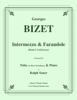 Book cover for Intermezzo & Farandole for Tuba or Bass Trombone & Piano