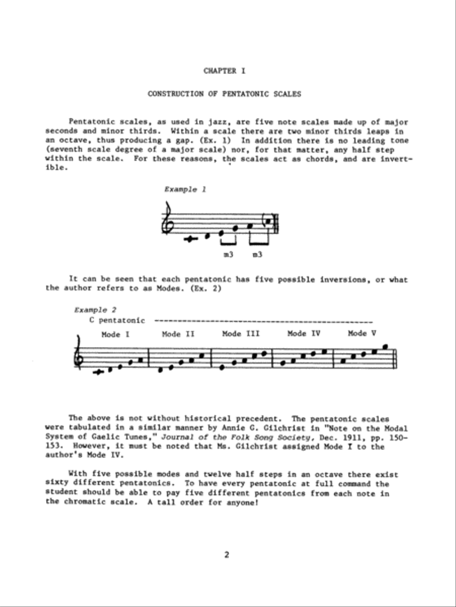 Pentatonic Scales for Jazz Improvisation