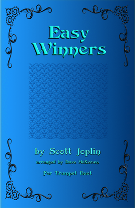 Book cover for The Easy Winners, Duet for Trumpet