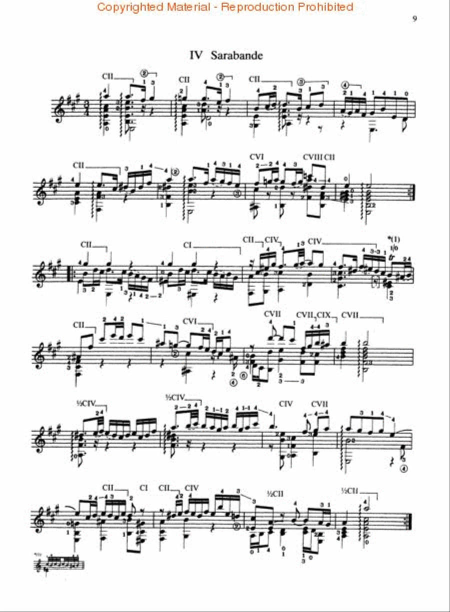Cello-Suite No. 3, BWV 1009 Cello scores gallery preview page 3