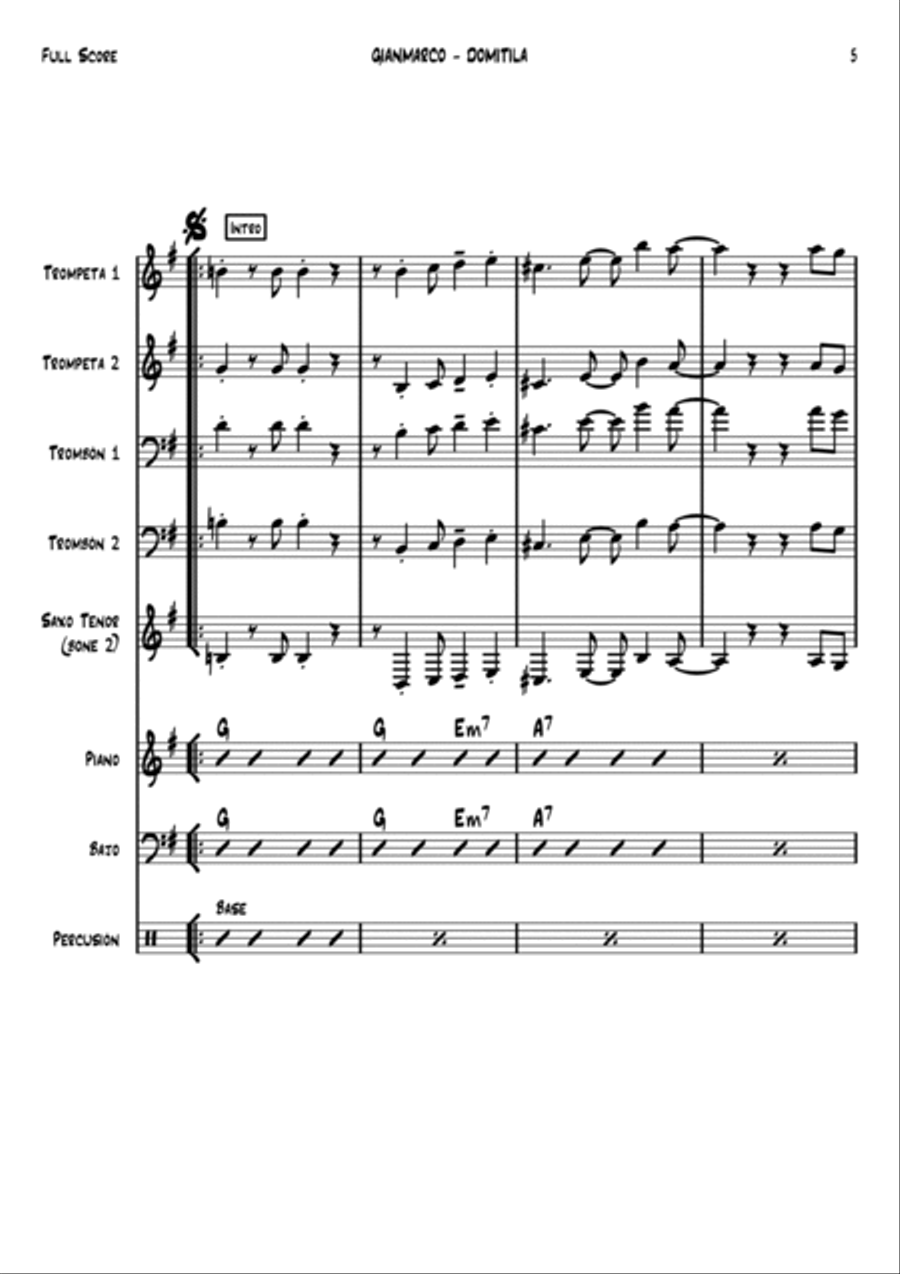 DOMITILA DOMITILA Full Orchestra scores gallery preview page 5