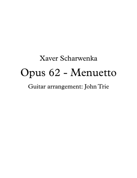 Opus 62, Menuetto - tab image number null