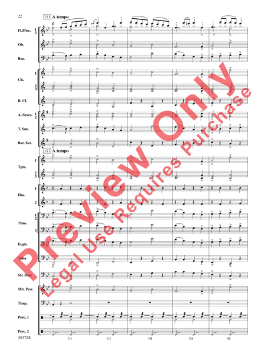 Con Brio Concert Band scores gallery preview page 23