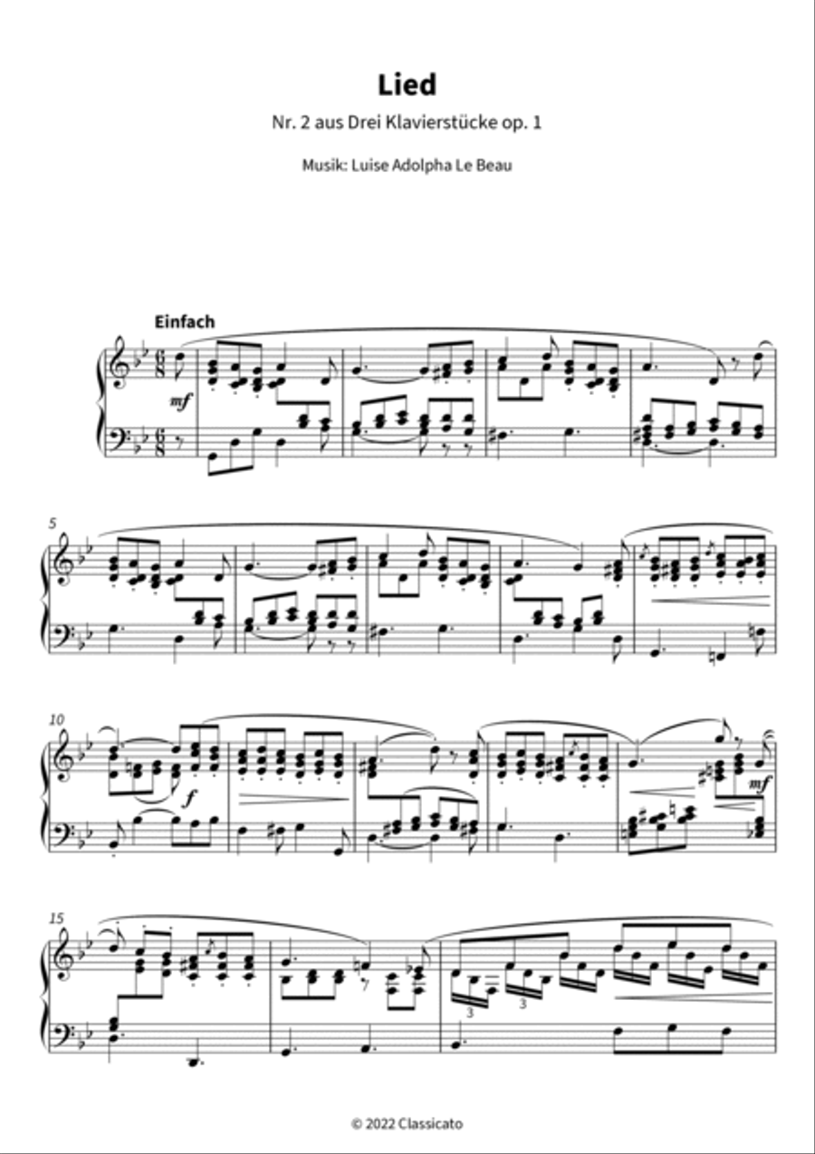 Lied Piano scores gallery preview page 3