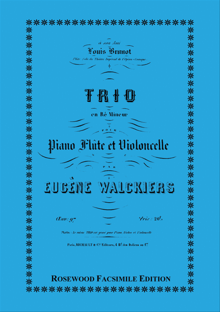 Trio, Op. 97 Flute scores gallery preview page 1