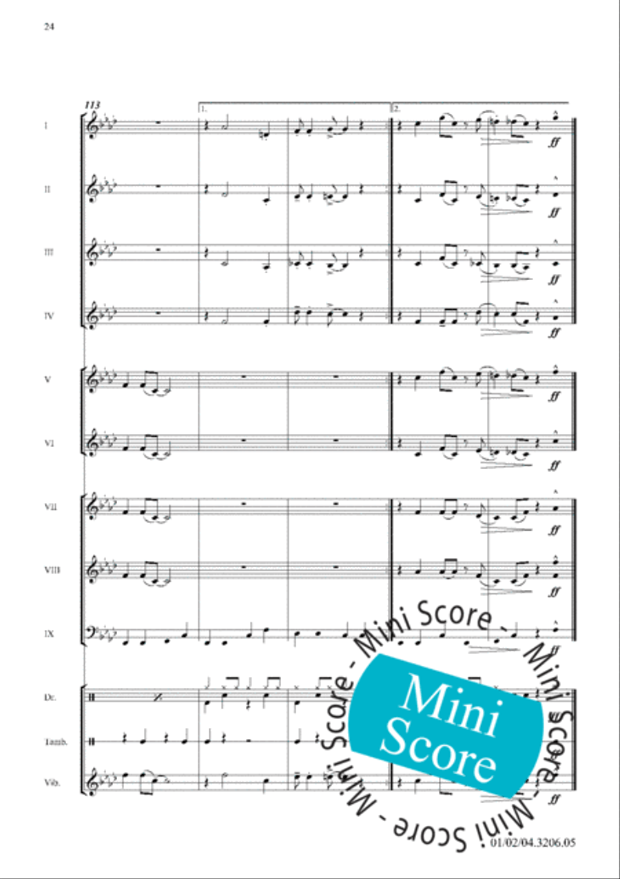 Sing, Sing, Sing Sing, Sing, Sing Brass Band scores gallery preview page 28