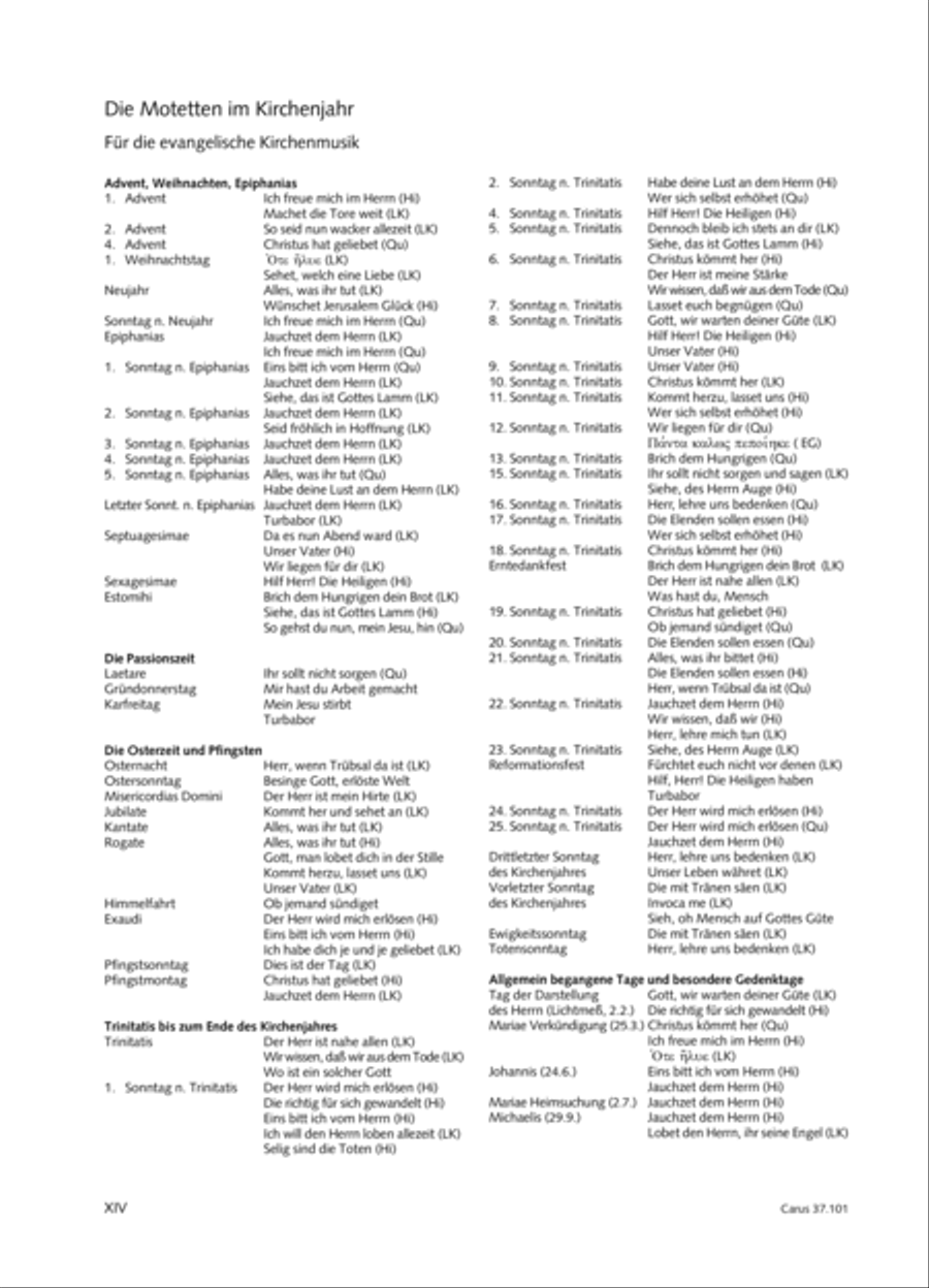 Homilius: Complete Motets. Selected Works. New Edition 2014 4-Part scores gallery preview page 13