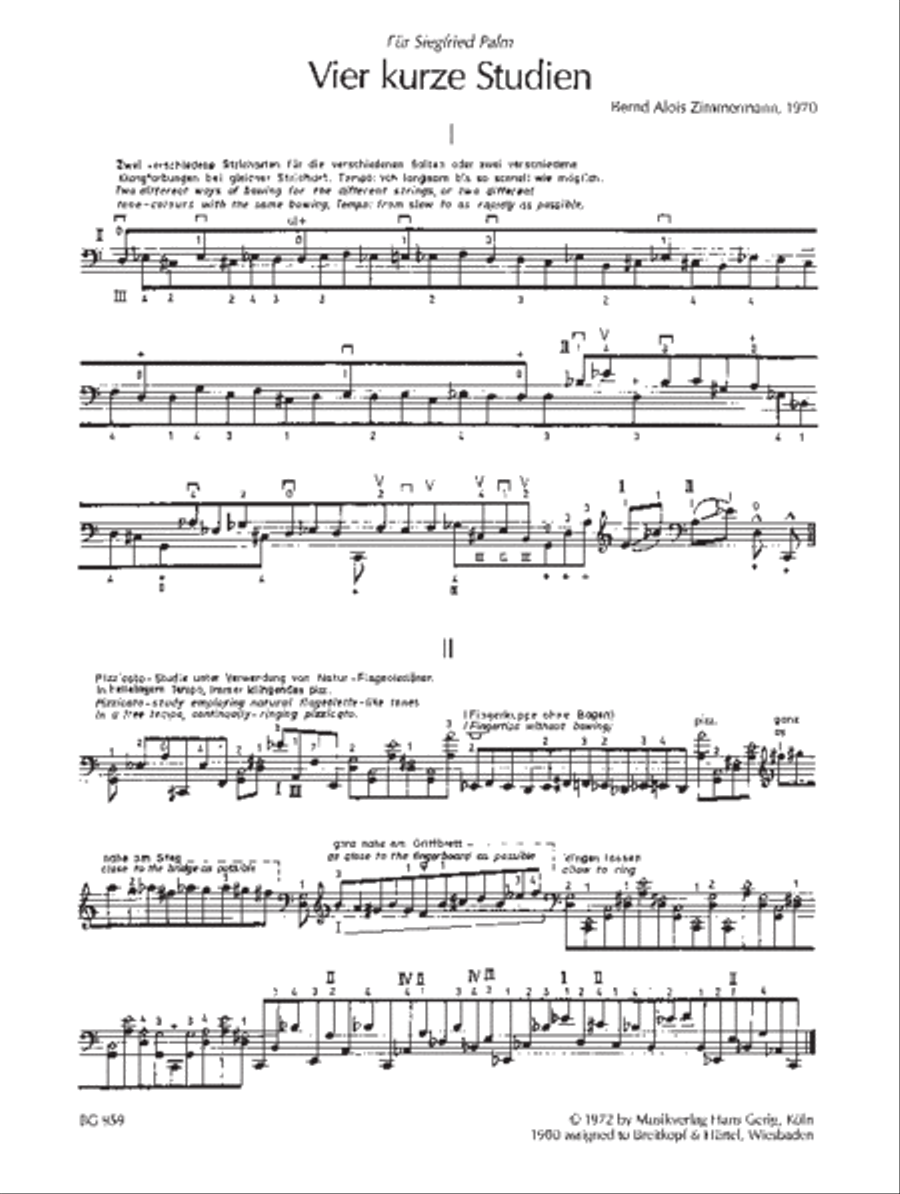 4 Short Studies 4 Short Studies Cello Solo scores gallery preview page 2