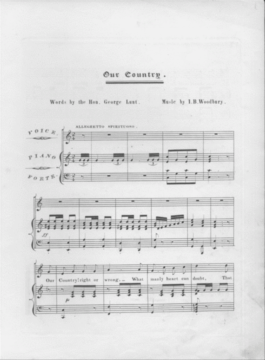 Our Country. A Patriotic Song Voice scores gallery preview page 2