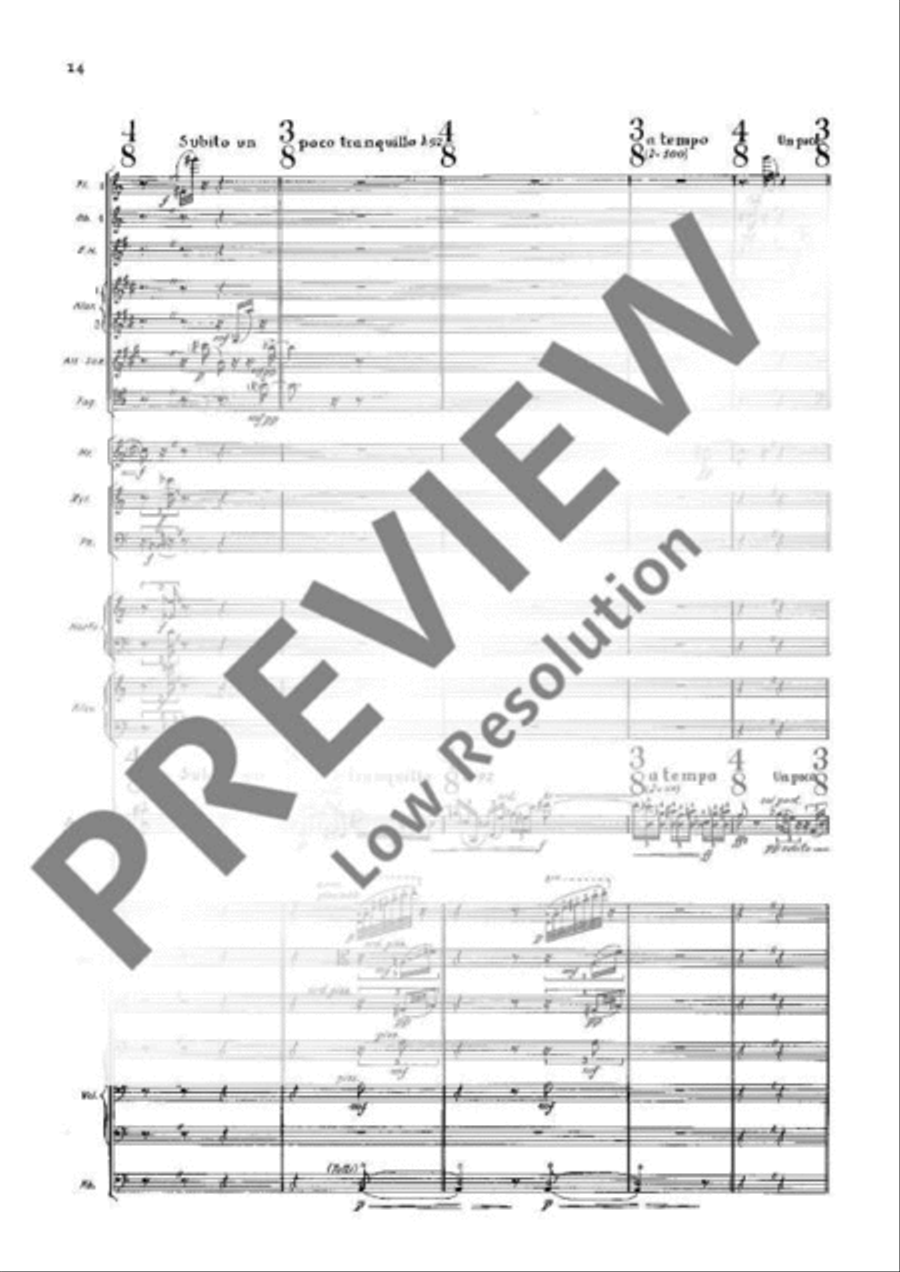 Canto di Speranza Canto di Speranza Chamber Orchestra scores gallery preview page 21