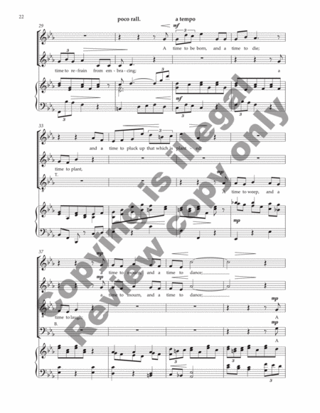 Every purpose under the heaven: The King James Bible Oratorio (Choral Score)