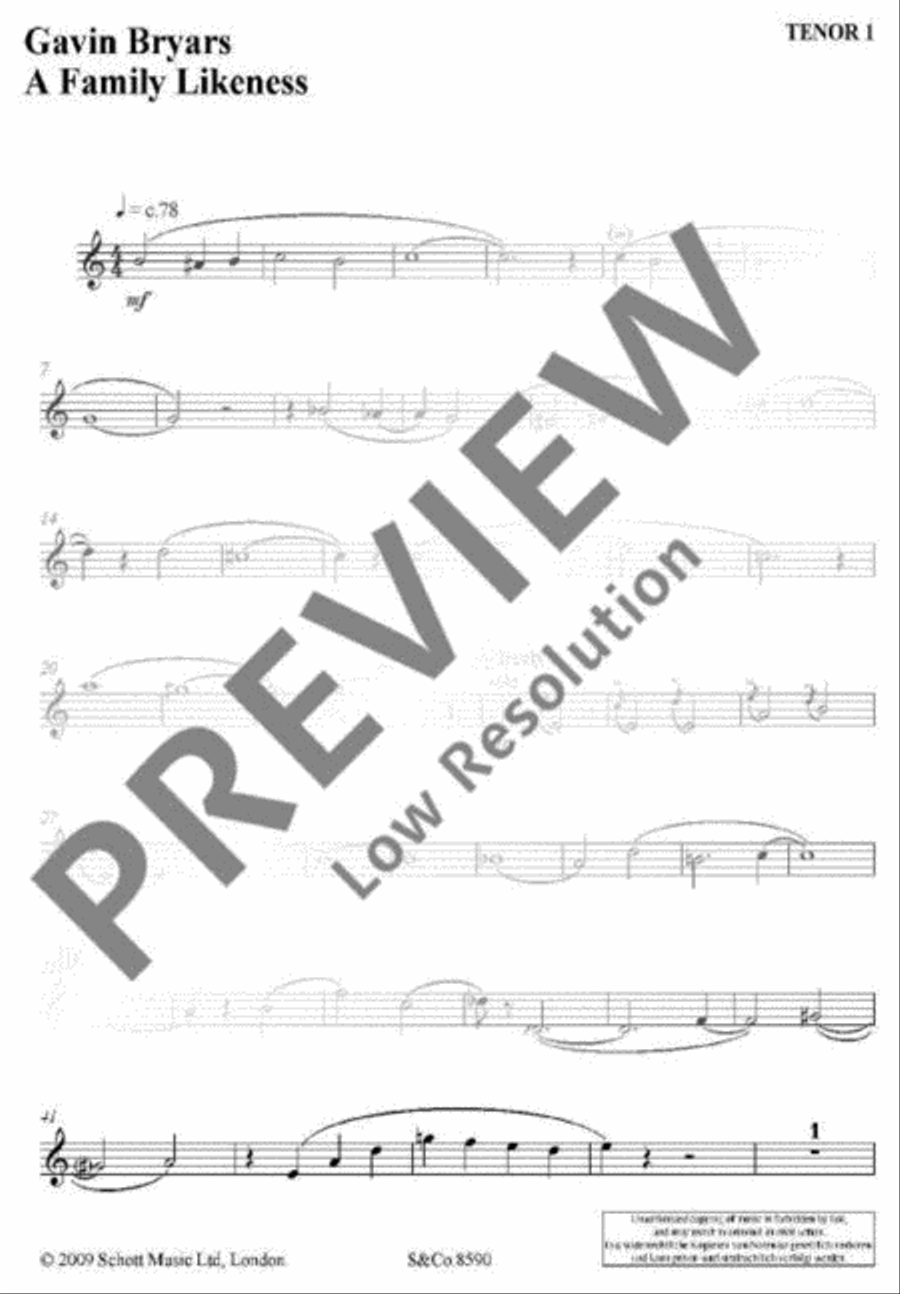 A Family Likeness A Family Likeness Alto Recorder scores gallery preview page 8