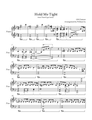 Hold Me Tight Piano Score - TharnType Series