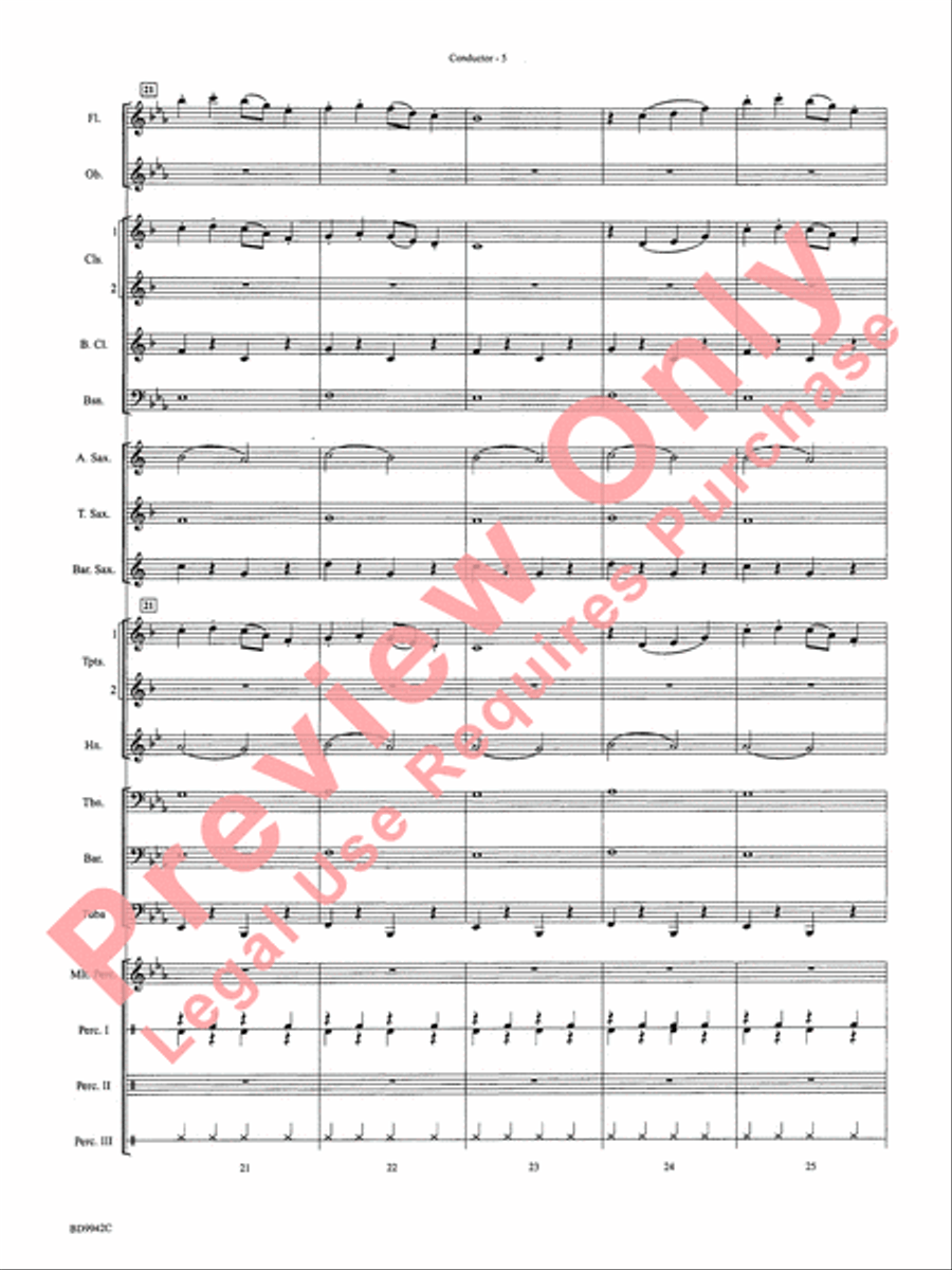 Sleigh Ride Sleigh Ride Concert Band scores gallery preview page 8