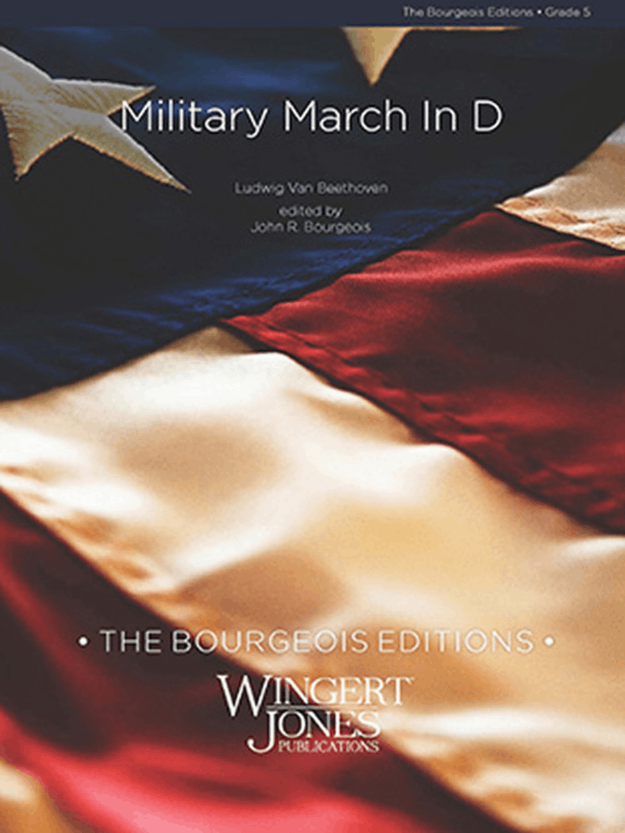 Military March In D (Score) Concert Band scores gallery preview page 1