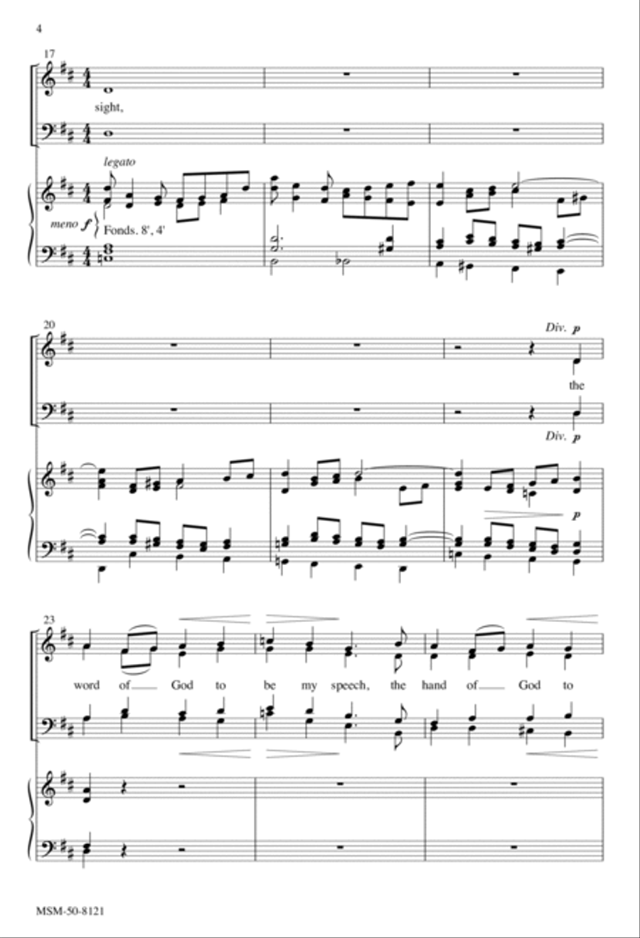 I Sing As I Arise Today I Sing As I Arise Today 4-Part scores gallery preview page 4