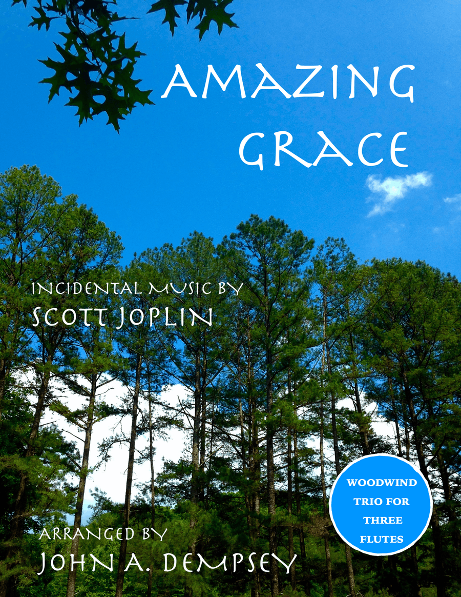 Amazing Grace / The Entertainer (Flute Trio) Flute Trio scores gallery preview page 1