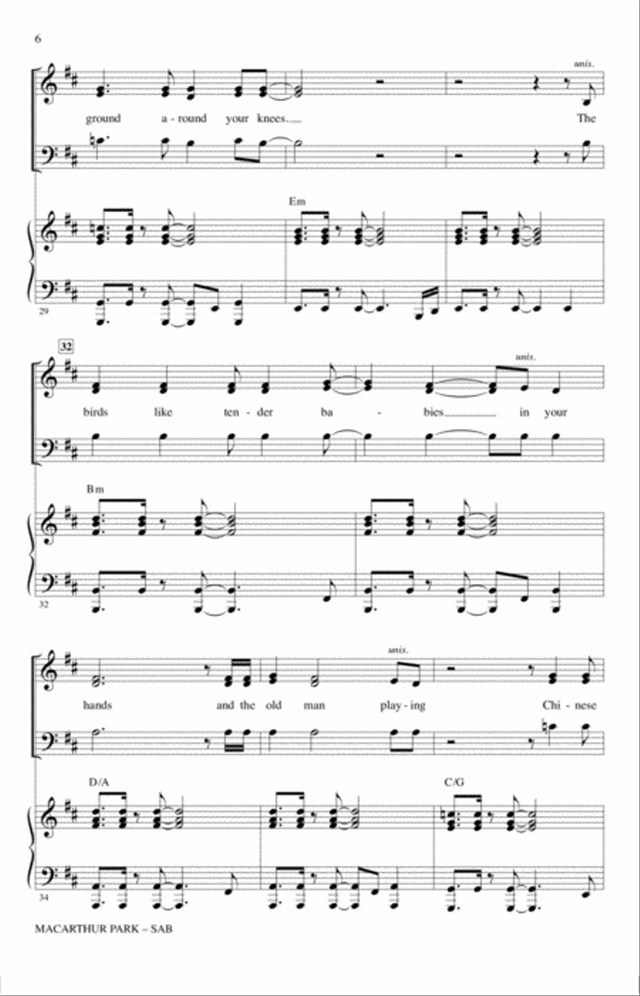 MacArthur Park (arr. Mark Brymer) 3-Part scores gallery preview page 5