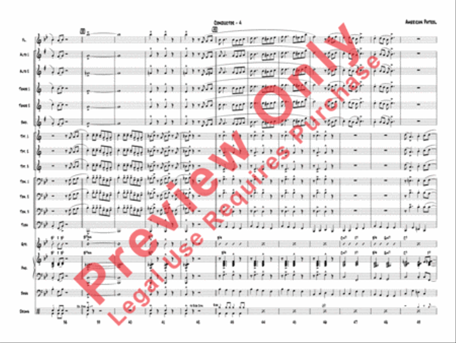 American Patrol Jazz Ensemble scores gallery preview page 7