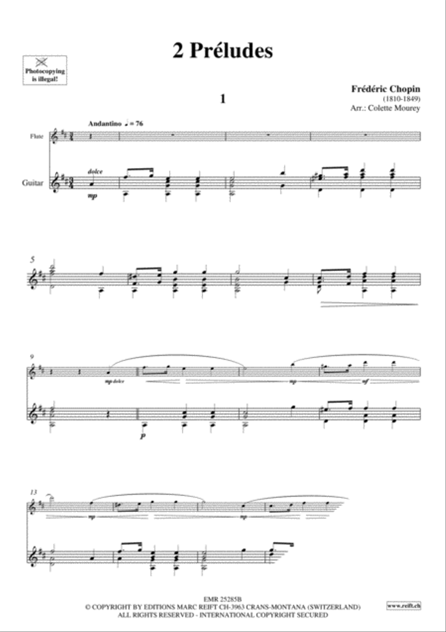 2 Preludes 2 Preludes Flute scores gallery preview page 3