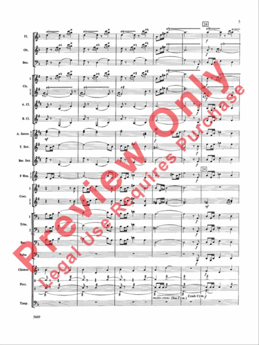 Ride of the Valkyries Ride of the Valkyries Concert Band scores gallery preview page 6