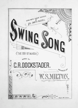 Book cover for Swing Song (The Cry of Maria)