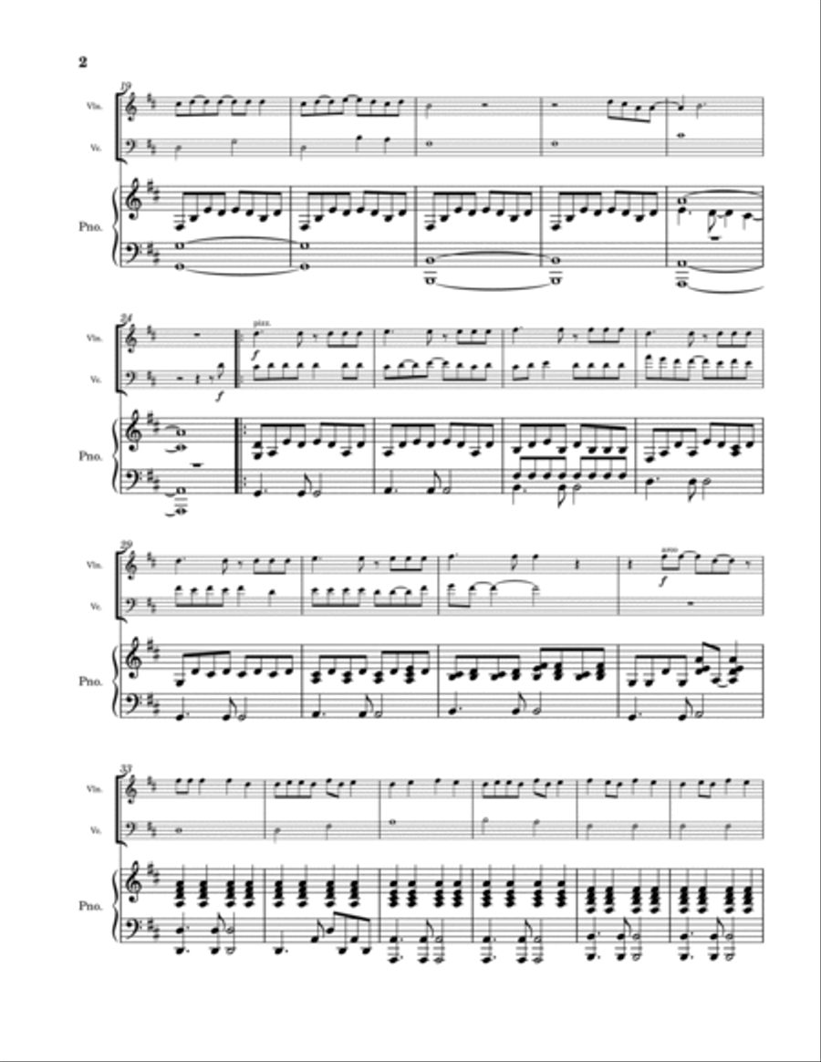 Love Story Love Story Piano Trio scores gallery preview page 2