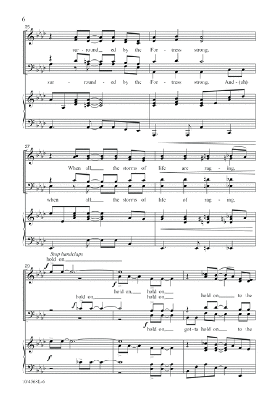 Hold On to the Rock 4-Part scores gallery preview page 7