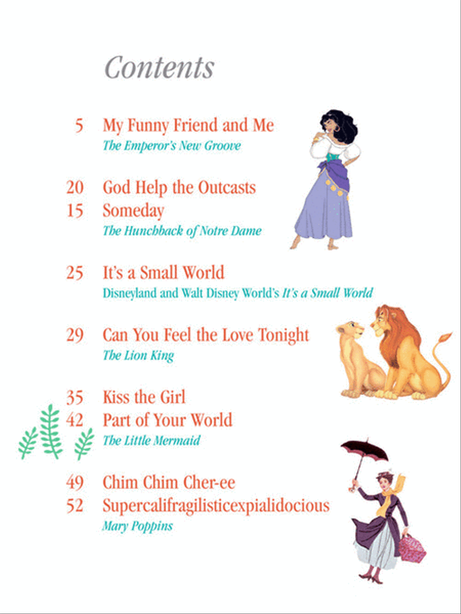 Disney's My First Songbook – Volume 2 Easy Piano scores gallery preview page 4