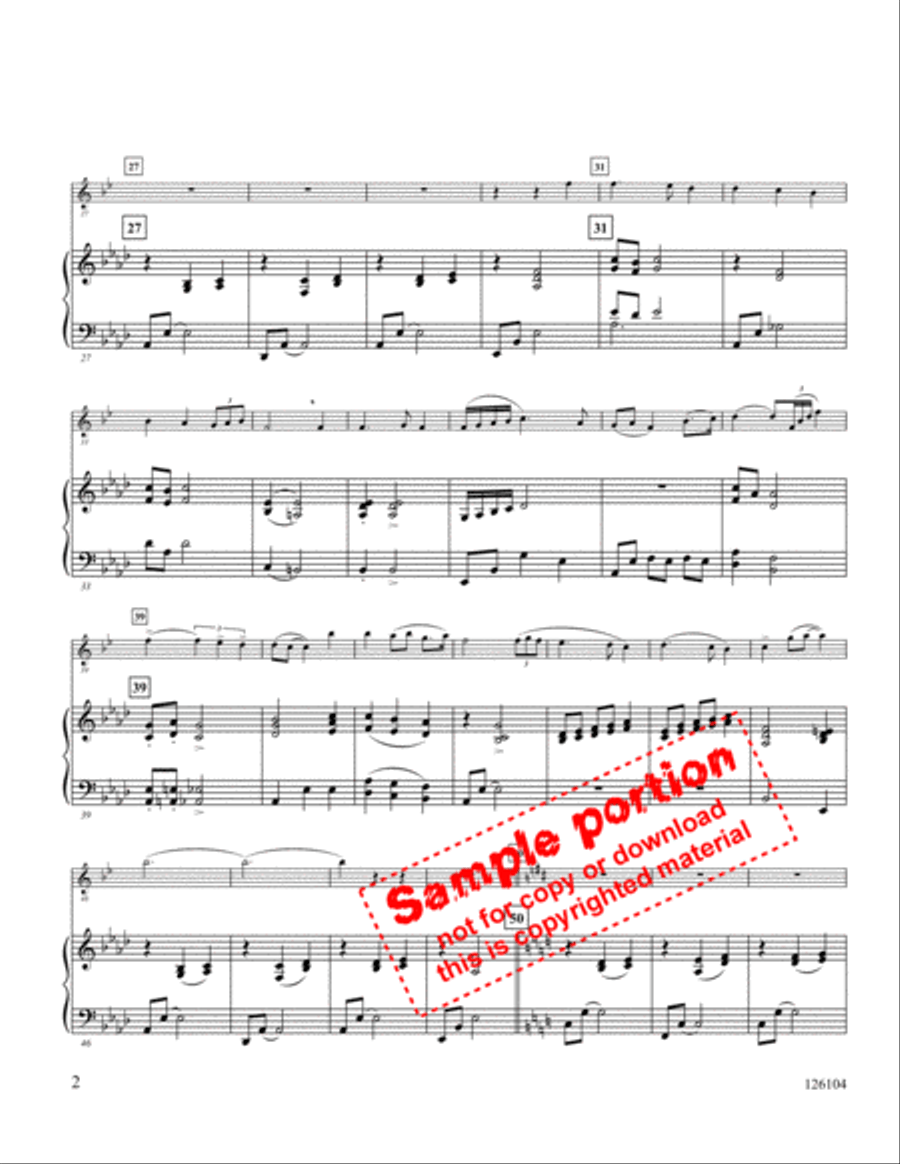 Tender Night Medley Flute scores gallery preview page 3