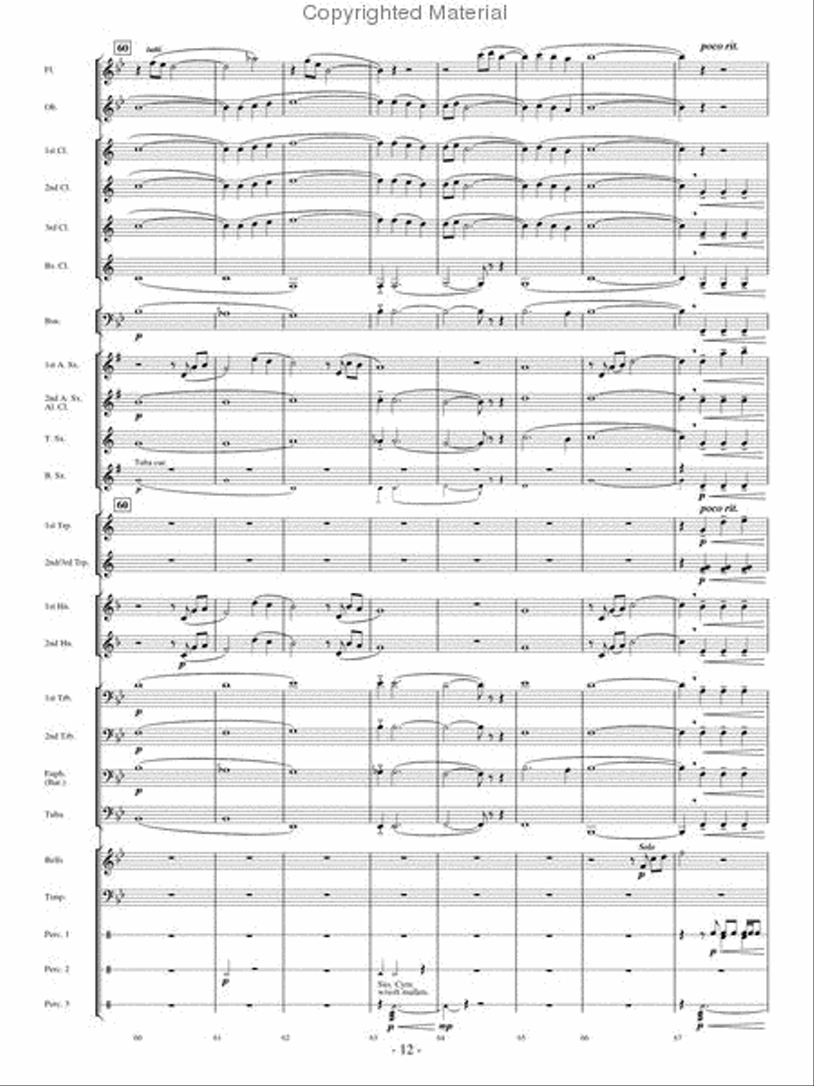 Spirit of the Pioneers Concert Band scores gallery preview page 11